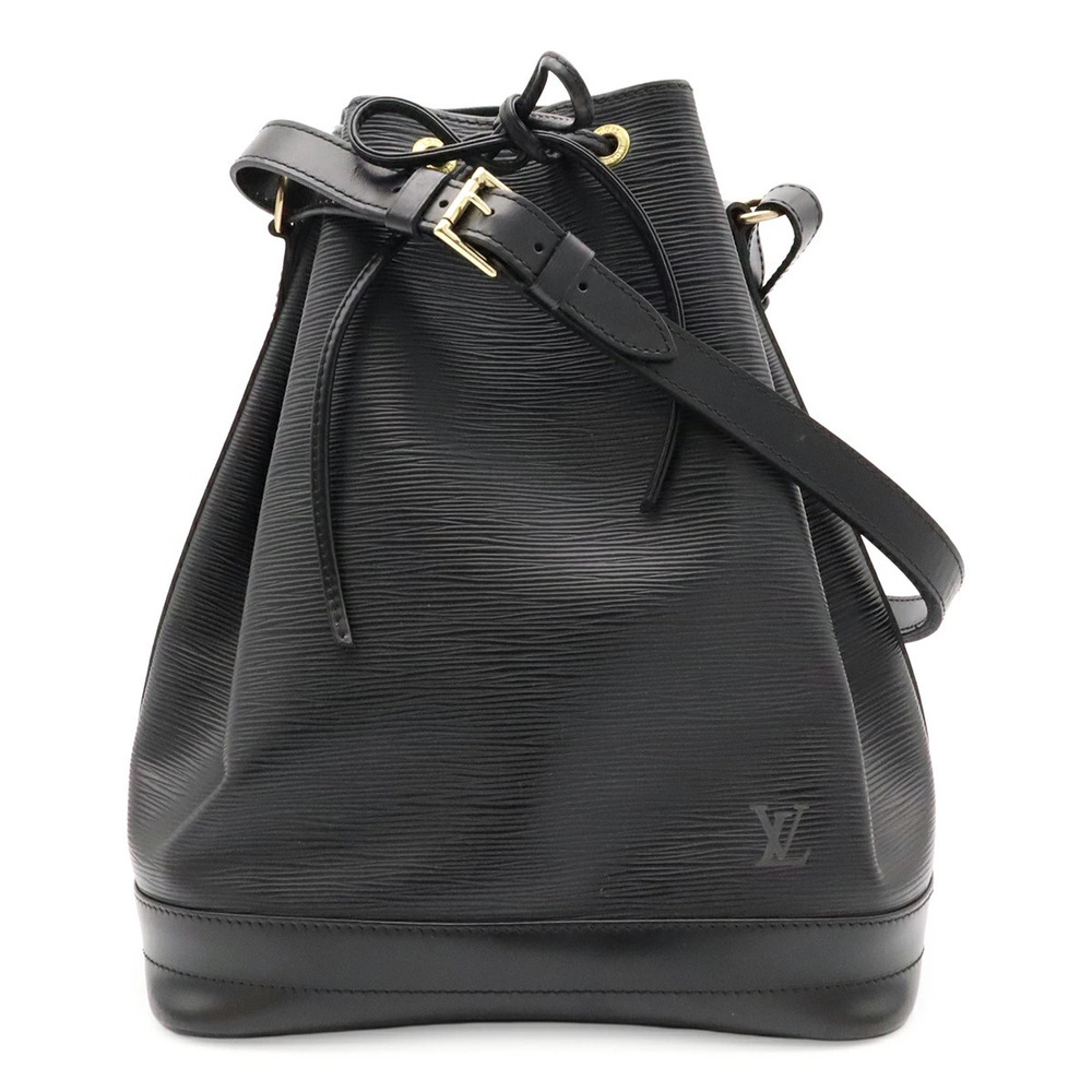 Louis Vuitton Epi Noe Hobo Shoulder Bag Drawstring Leather Noir Black